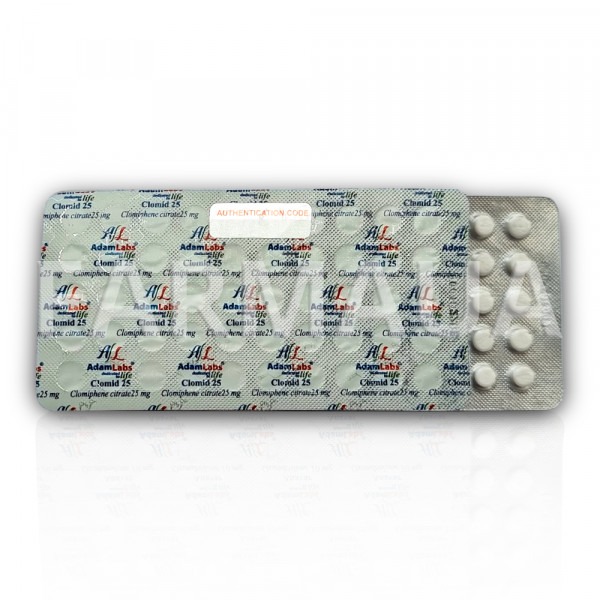 Clomid Adam Labs 25 mg/tab
