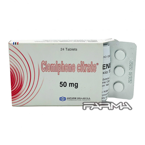 Clomiphene citrate Anfarm Hellas 50 mg/tab