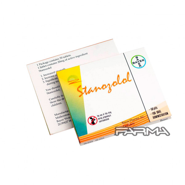 Stanozolol Bayer 20 mg/tab