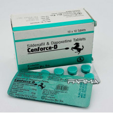 Сільденафіл + дапоксетін Cenforce-D 100 мг + 60 мг/таб 10 таб