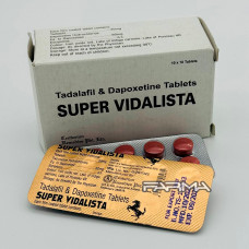 Super Vidalista  Tadalafil tab/20 mg + Dapoxetine tab/60 mg 10 tab